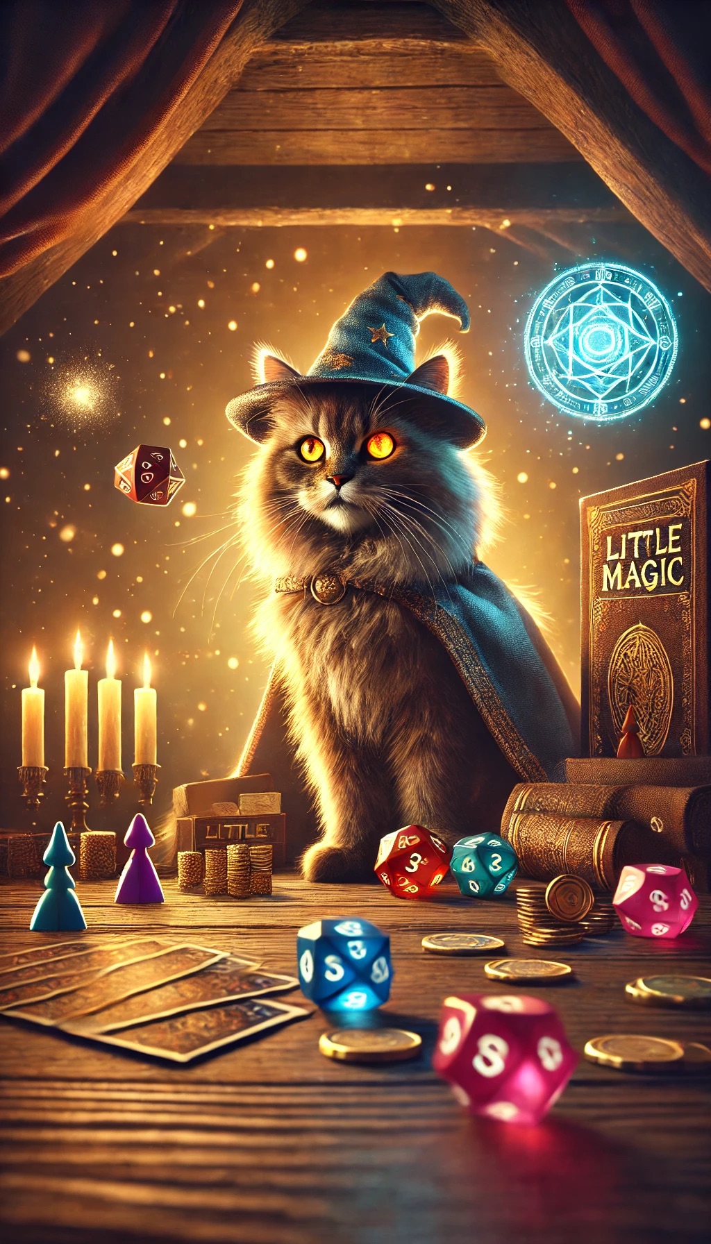 ภาพฮีโร่โชว์บอร์ดเกมและการ์ดเกมของ LITTLE MAGIC